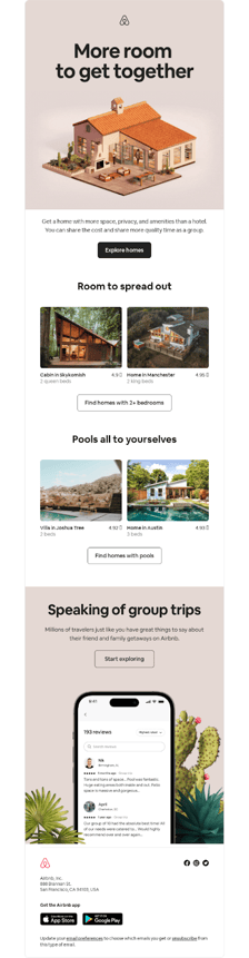 Infolettre AirBnB
