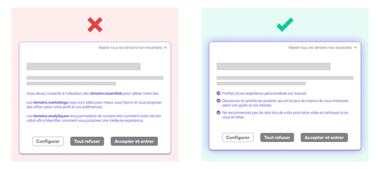Explication vs avantages