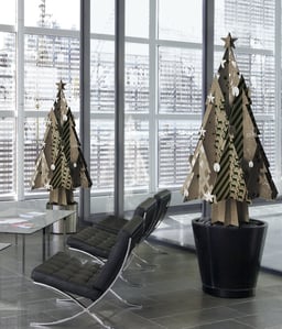 sapins de Noël en carton 100 % recyclés Cascades