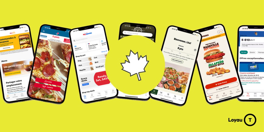 Applications mobile des meilleurs programmes de fidélisation au Canada selon l'étude LoyauT