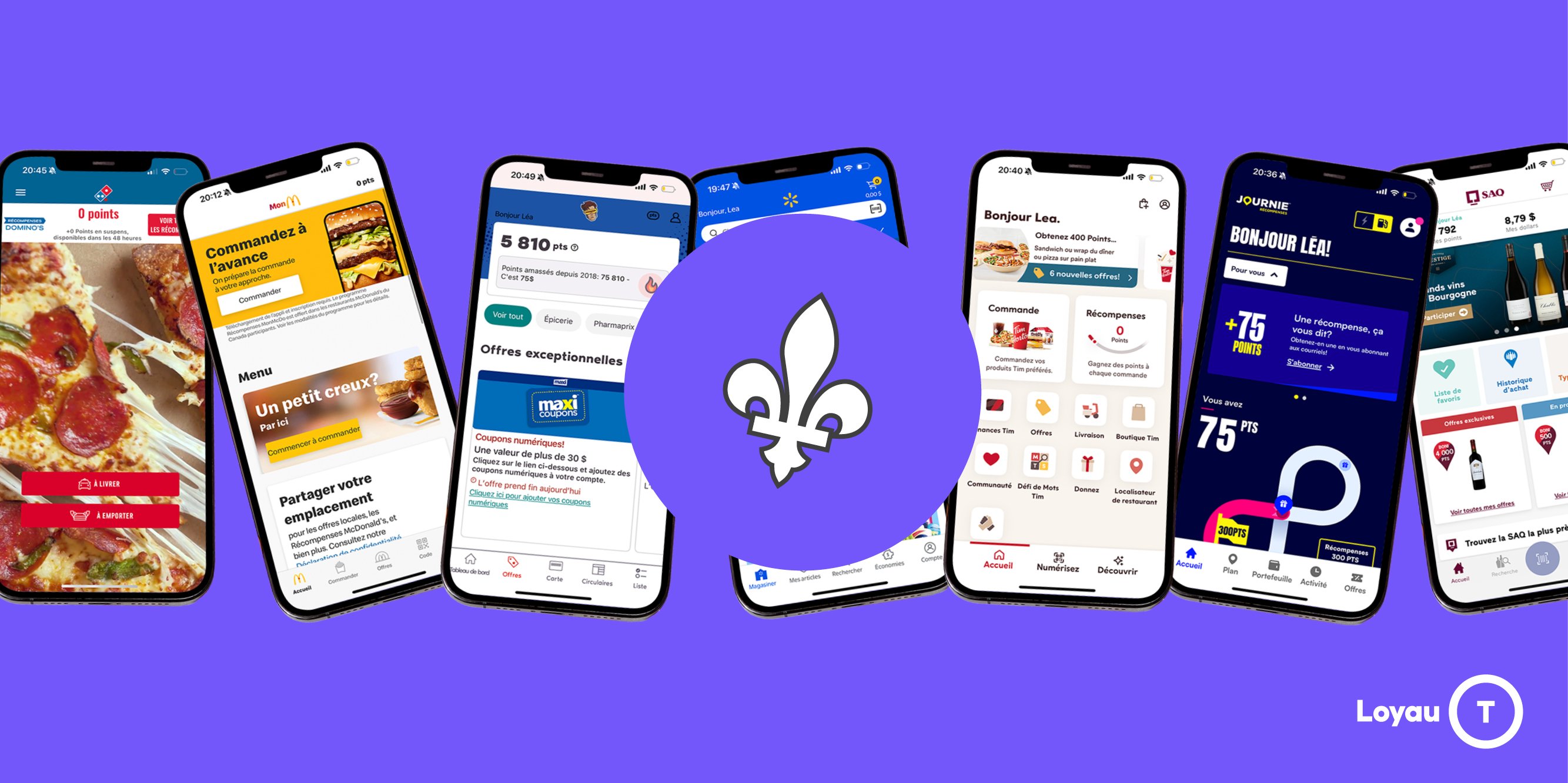Applications mobile des meilleurs programmes de fidélisation au Québec selon l'étude LoyauT