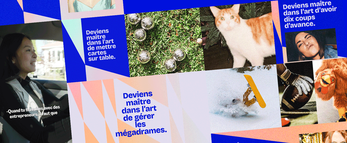 Creatives for the "T'as le droit" campaign for the Chambre des notaires du Québec (CNQ)
